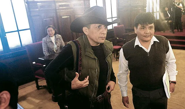Ancón 1. Antauro Humala se declaró inocente y culpa a todos los gobiernos de su condena. Foto: AFP