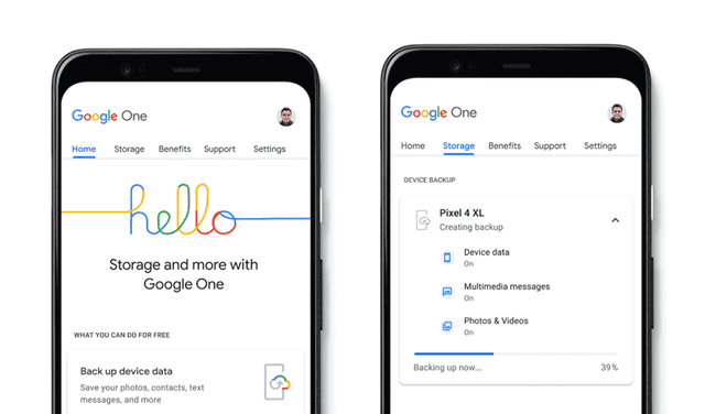 Google One | Almacenamiento en la nube gratis