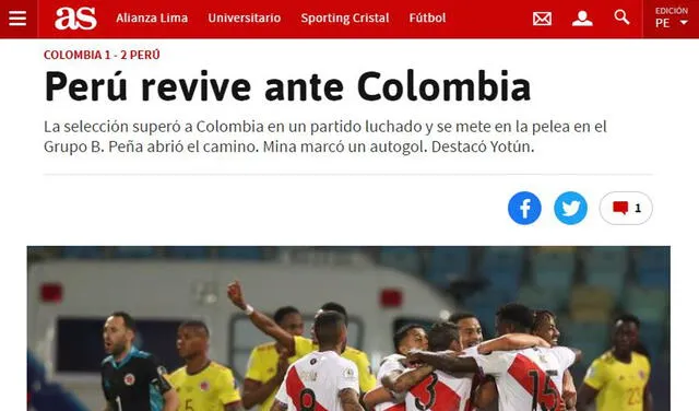 prensa internacional peru colombia