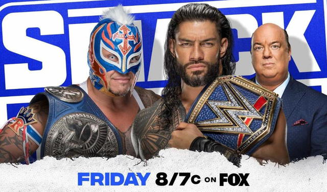 Roman Reigns y Rey Mysterio lucharán este viernes y ya no el domingo. Foto: WWE