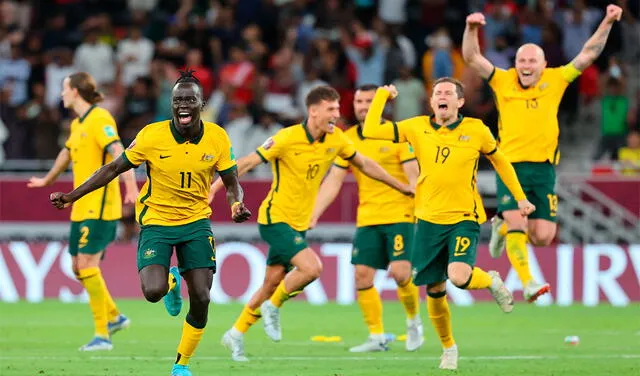 Y lo celebró Australia: socceroos vencieron 4-3 a Perú en penales