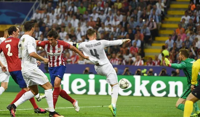 En 2016, Real Madrid y Atlético Madrid se vieron las caras por segunda vez en una final de Champions. Foto: EFE