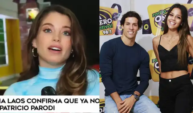 Flavia Laos, Patricio Parodi y Luciana Fuster