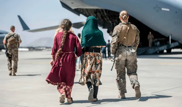 Evacuación en Afganistán