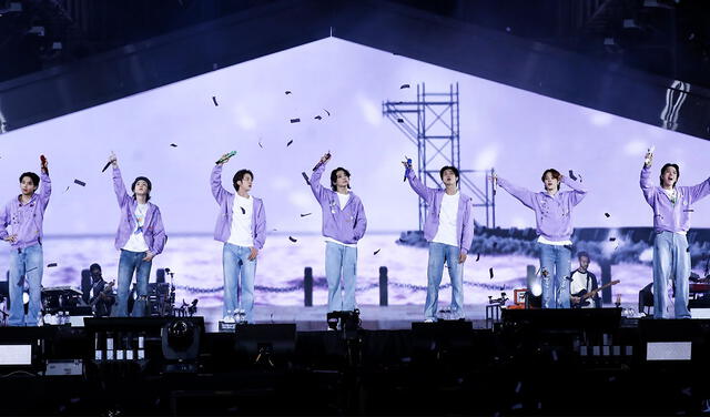 BTS en el concierto de Busan. Foto: BIGHIT/HYBE