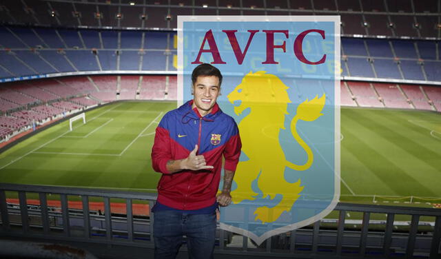 Philippe Coutinho jugará en Aston Villa hasta el final de la actual temporada. Foto: composición/FC Barcelona