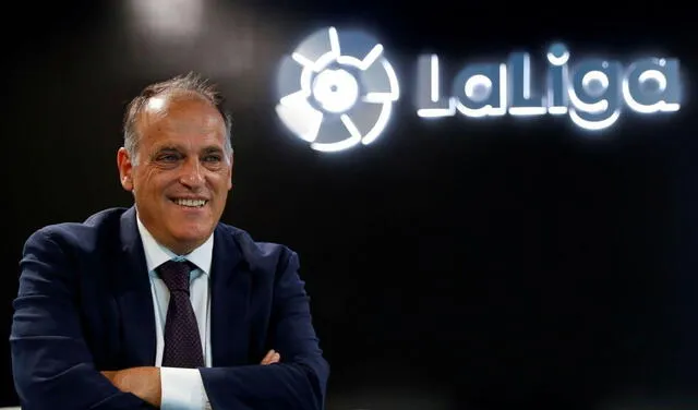 Javier Tebas fue elegido presidente de LaLiga en el 2013 y lleva su tercer mandato consecutivo. Foto: LaLiga.
