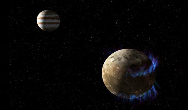 El diámetro de Ganímedes, luna de Júpiter, es un 8% mayor que el de Mercurio, pero tiene el 45% de su masa | Foto: NASA