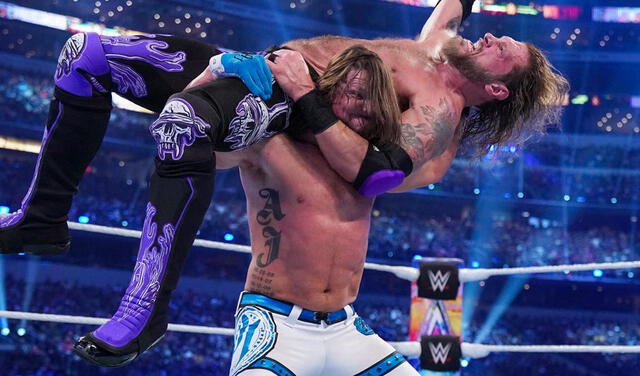 AJ Styles perdió con Edge en WrestleMania 38. Foto: WWE