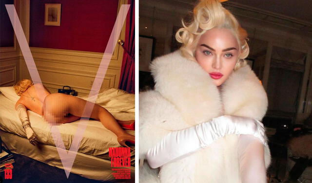 Madonna como Marilyn Monroe fotografiada por Steven Klein. Foto: para V Magazine / Instagram