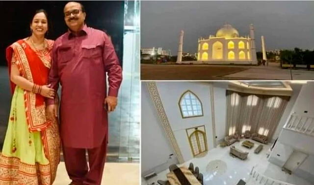 India: hombre enamorado construye réplica del Taj Mahal a su esposa para demostrarle su amor