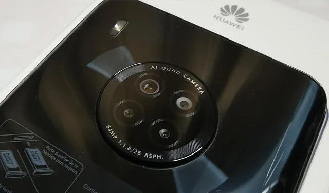 El Huawei Y9a tiene cuatro cámaras traseras. Foto: Juan José López