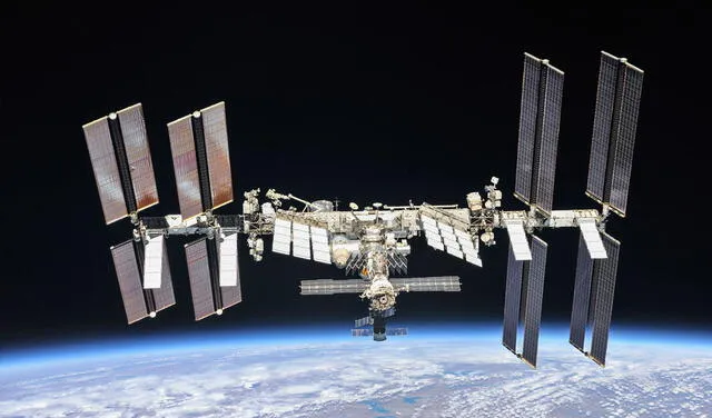 La Estación Espacial Internacional está en la órbita baja de la Tierra desde hace 23 años. Foto: NASA