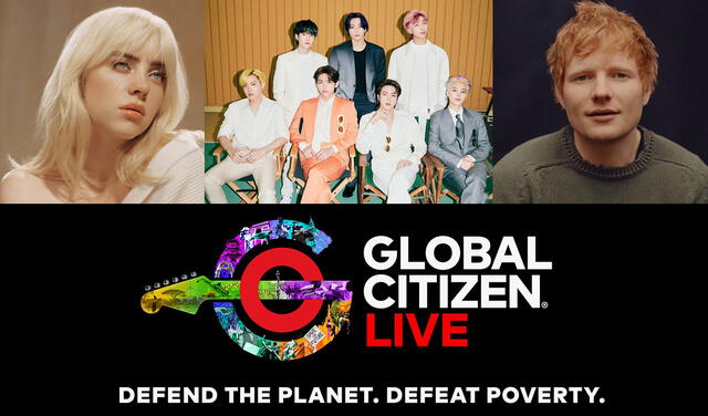 Mira qué artistas se suman a BTS en el evento benéfico de Global Citizen. Foto: composición/Paradigm/BIGHIT/Warner