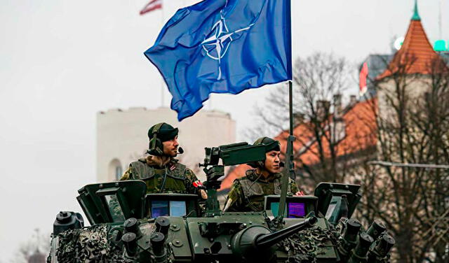Soldados de la OTAN. Foto: AFP