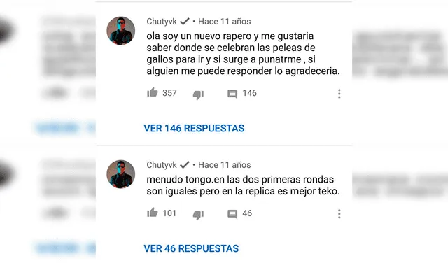 Chuty comentarios
