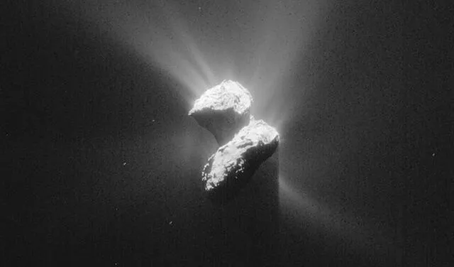 Cometa 67P/ Churymov-Gerasimenko. Foto: ESA