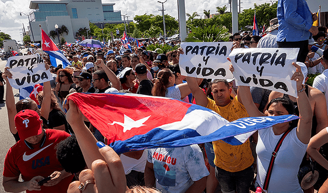 El pasado 5 de agosto de 2021, 62 personas fueron juzgadas en Cuba por su accionar durante las protestas del 11 y 12 de julio del presente año. Foto: EFE