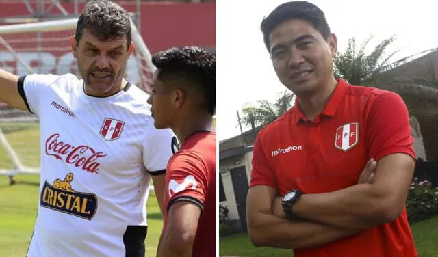 Roverano asumió como técnico de la selección peruana sub-20 en el 2022. Foto: composición/FPF/ Eric Villalobos