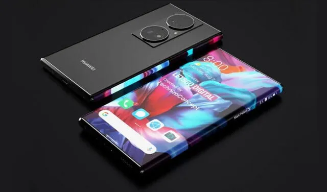 Huawei con pantalla curvada