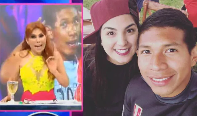 Ana Siucho se encuentra en México mientras Edison Flores fue captado en una discoteca miraflorina. Foto: captura de América TV/Ana Siucho/Instagram