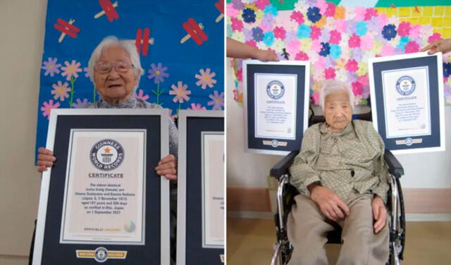 Las gemelas más longevas del mundo: hermanas de 107 años baten récord Guinness