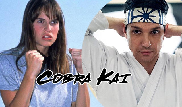 Hilary Swank es una de las estrella de "Karate Kid" que todavía no ingresa a "Cobra Kai". Foto: composición LR/Netflix