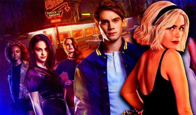 Veremos a Sabrina en la temporada 6 de Riverdale. Foto: composición / The CW / Netflix