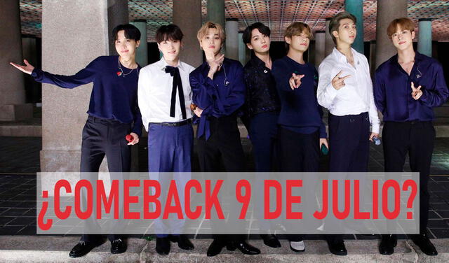 BTS comeback 9 de julio