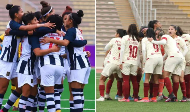 Alianza Lima y Universitario son los actuales líderes de la tabla del fútbol femenino. Foto: Twitter/Alianza/Universitario