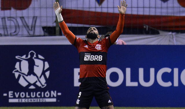 Gabigol es el goleador de la Copa Libertadores 2021 con 5 tantos. Foto: AFP