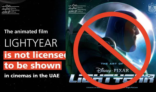 Lightyear prohibida en Emiratos Arabes