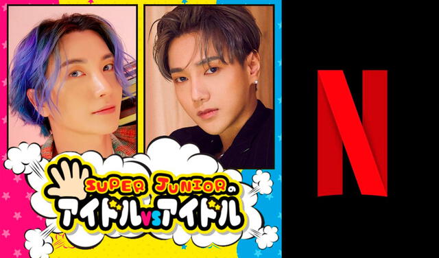 SUPER JUNIOR's idol vs idol disponible en Netflix Japón. Foto: composición LR