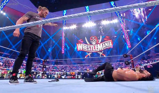 Edge vs Roman Reings en Wrestlemania 37