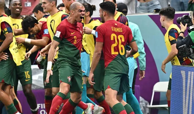 Pepe anotó el segundo gol de Portugal contra Suiza. Foto: EFE