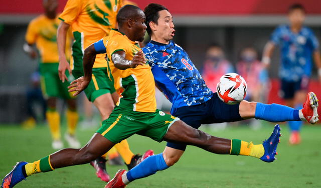 Japón venció 1-0 a Sudáfrica en su debut. Foto: AFP
