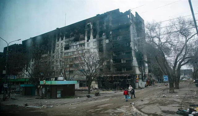 Rusia mantiene bajo asedio a Mariúpol desde hace varios días. Foto: EFE