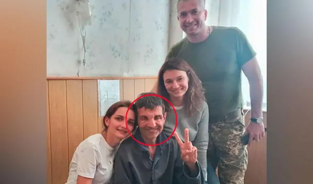 El desolador antes y después de un soldado ucraniano liberado por Rusia tras 82 días cautivo