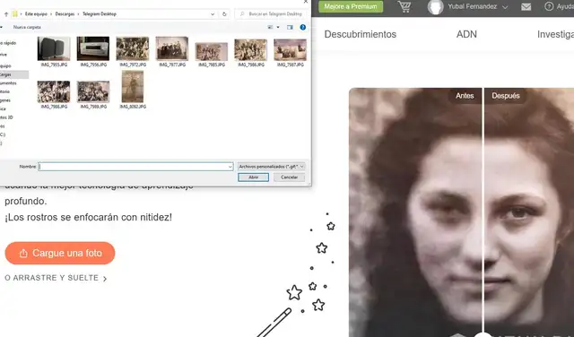 MyHeritage es una herramienta muy útil que restaura fotos antiguas. Foto: Xataka