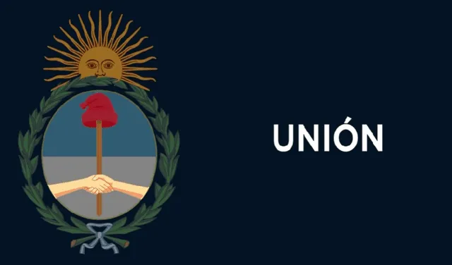 Uno de los principales significados del escudo nacional de Argentina es la unión. Foto: captura Senado Argentina