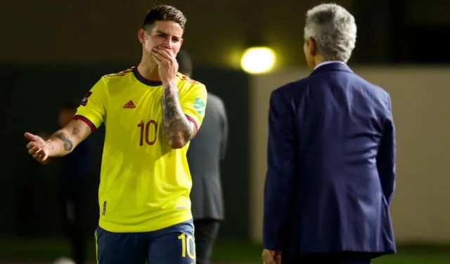 Colombia no pudo clasificar a Qatar 2022, pese a ganar a Venezuela con un gol de James Rodríguez. Foto: EFE