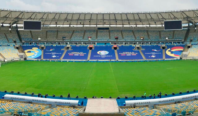 El Estadio Maracaná de Río se prepara para recibir a los dos finalistas de la Copa América 2021. Foto: Maracana/Twitter
