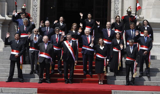 Manuel Merino juramentó a nuevo Gabinete Ministerial en Palacio de Gobierno