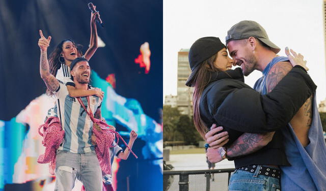 Tini Stoessel y Rodrigo de Paul viven más enamorados que nunca tras el triunfo en Qatar 2022.