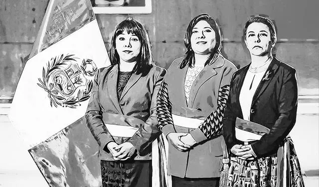Mirtha Vásquez, Betssy Chávez, Gisela Ortiz