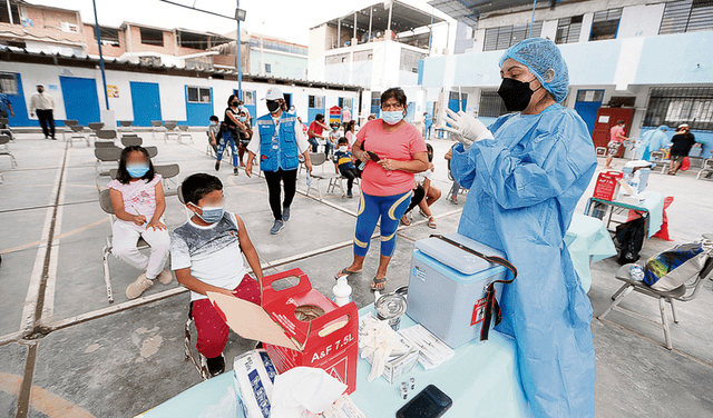 Vacunación de niños