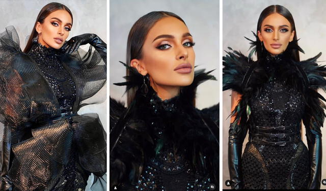 Evlin Khalifa hizo su debut como modelo en el Arab Fashion Week 2022. Foto: Evlin Khalifa/Instagram