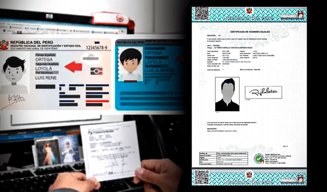 Reniec: ¿cómo saber cuántas personas tienen tus mismos nombres y apellidos? Revisa aquí si tienes homónimos | Poder Judicial. Foto: composición LR/Reniec