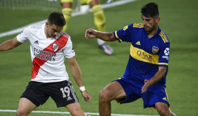 Boca Juniors se impuso ante River en el último duelo que tuvieron. Foto: EFE