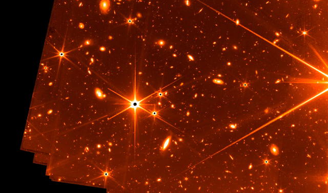La imagen representa un total de 32 horas de observación por parte del telescopio James Webb. Foto: NASA